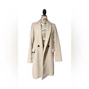 Zara Women's Light Grey Trench Coat
